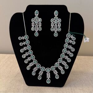 NWT Chandelier Necklace and Earring Set